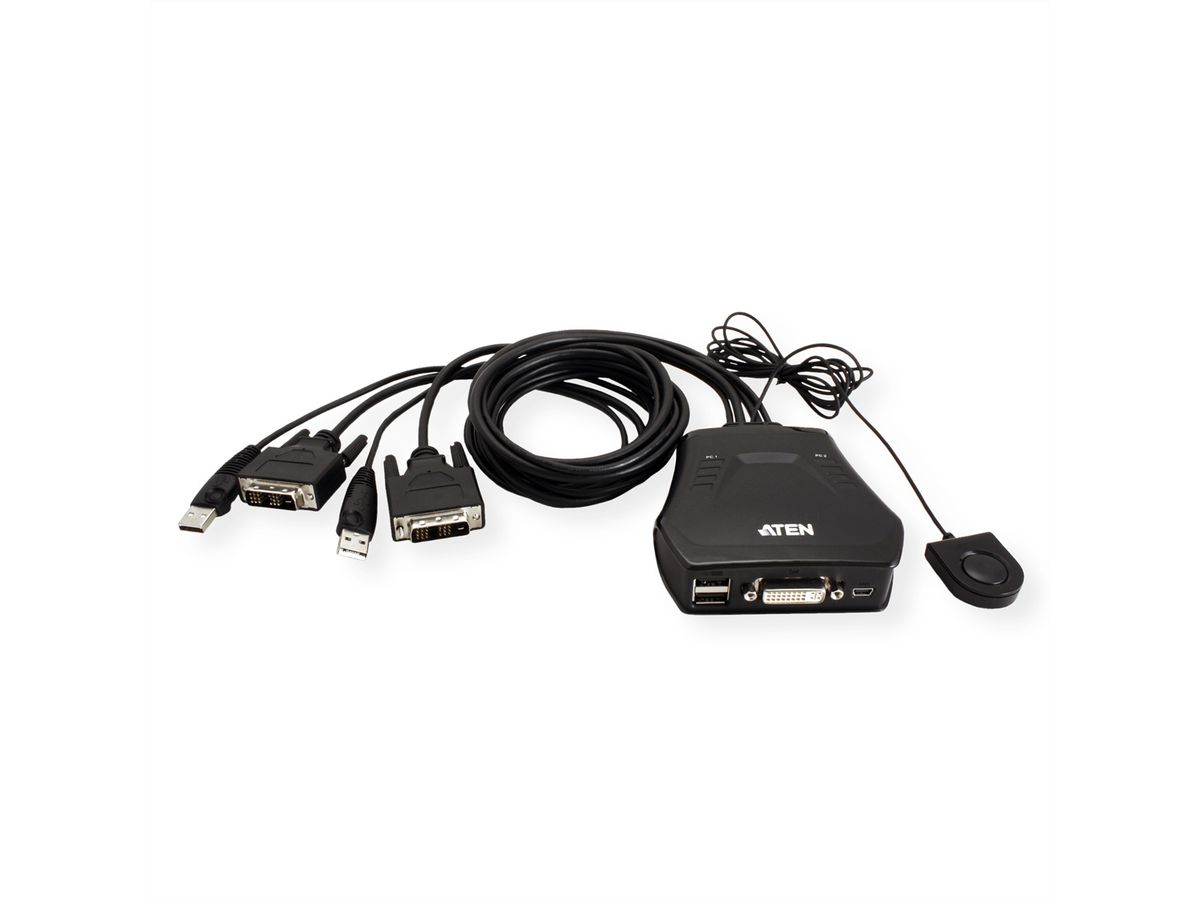 ATEN CS22D 2-Poorts USB DVI KVM Switch