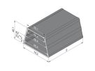 SCHROFF Minipac Trapezoid Shape Case, Wall Mount