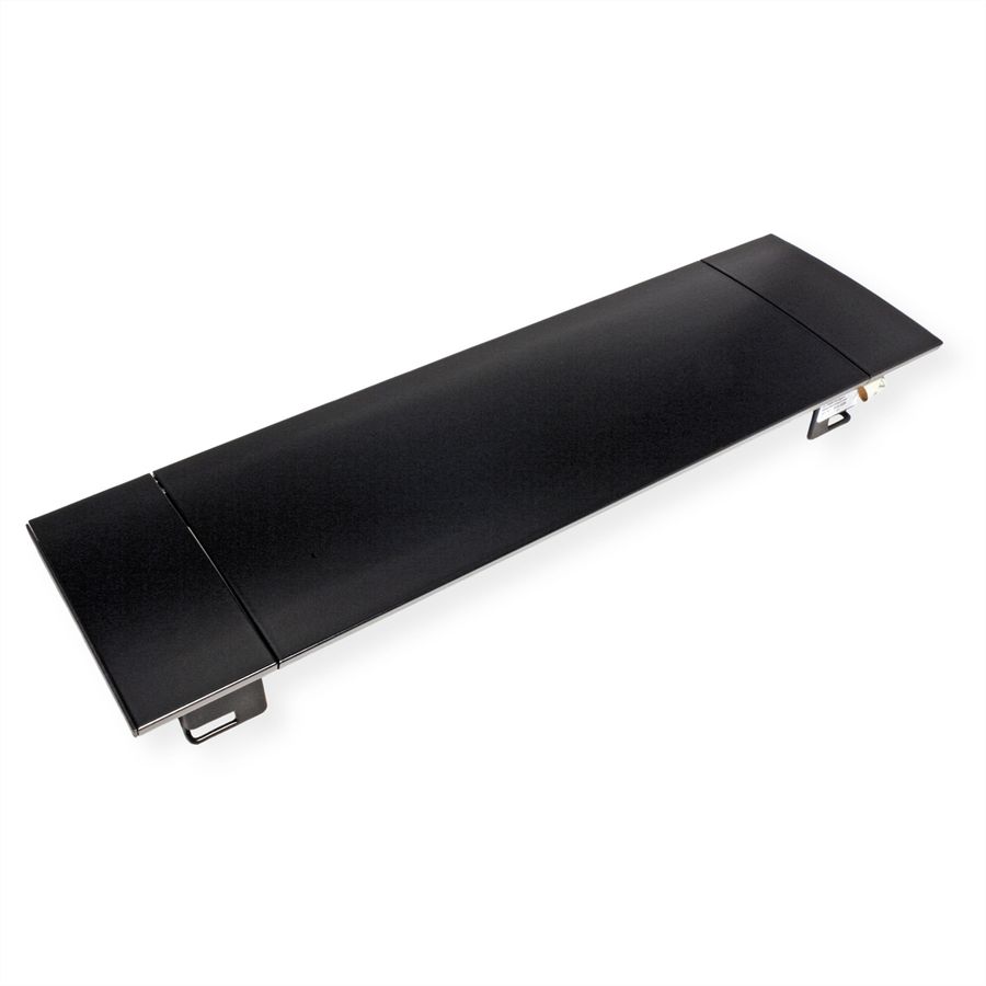 BACHMANN POWER FRAME COVER black ALU 4-fold RAL9005