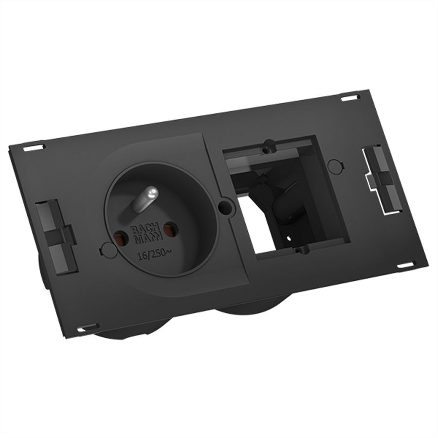 BACHMANN DUE 1xUTE 1xCM 0.2m GST18, black, 0.2 m