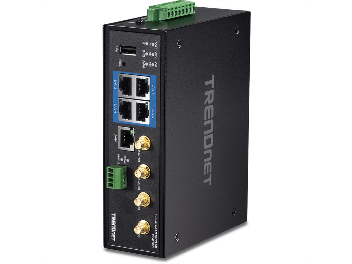 TRENDnet TI-W100 Industriële Router, Draadloos AC1200