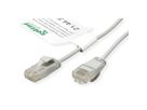 ROLINE GREEN UTP patchkabel Cat.6A (Class EA), LSOH, extra dun, grijs, 1,5 m