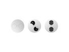 BACHMANN TWIST 2x geaard stopcontact, adereindhulzen, geaarde stekker, wit, 2 m