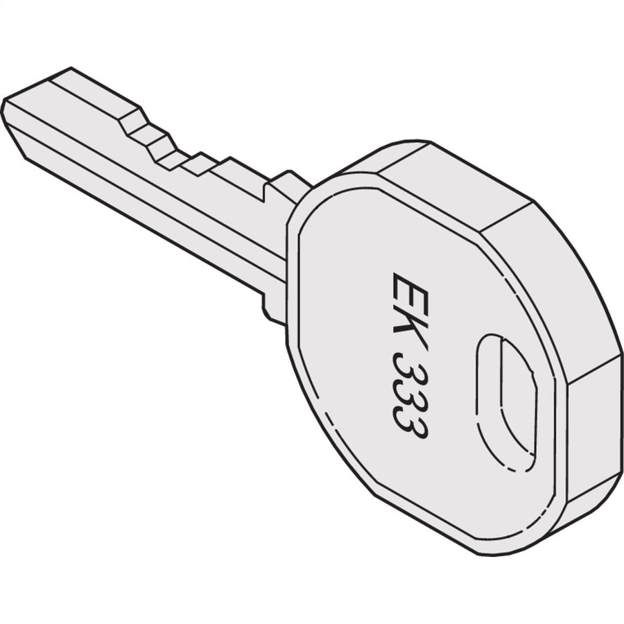 SCHROFF Varistar 19" Swing Frame Spare Part Key 333