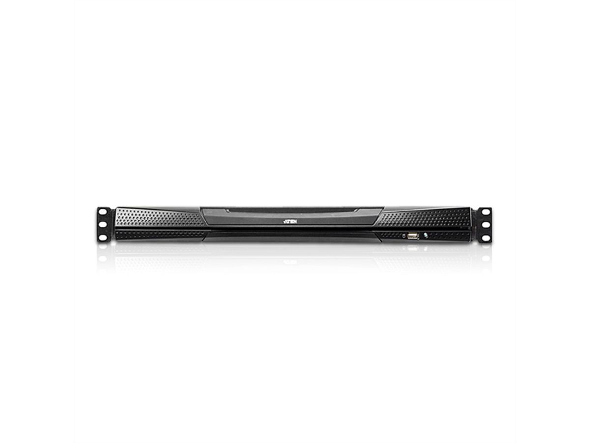 ATEN KL1516AiN KVM Over-IP Switch, 48cm TFT, VGA, PS/2-USB via Cat 5, 16-poorts, DE-Layout