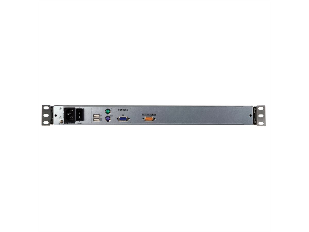 ATEN CL5800N KVM-console, 48 cm LCD, VGA, PS/2-USB, perifere poort, DE-Layout