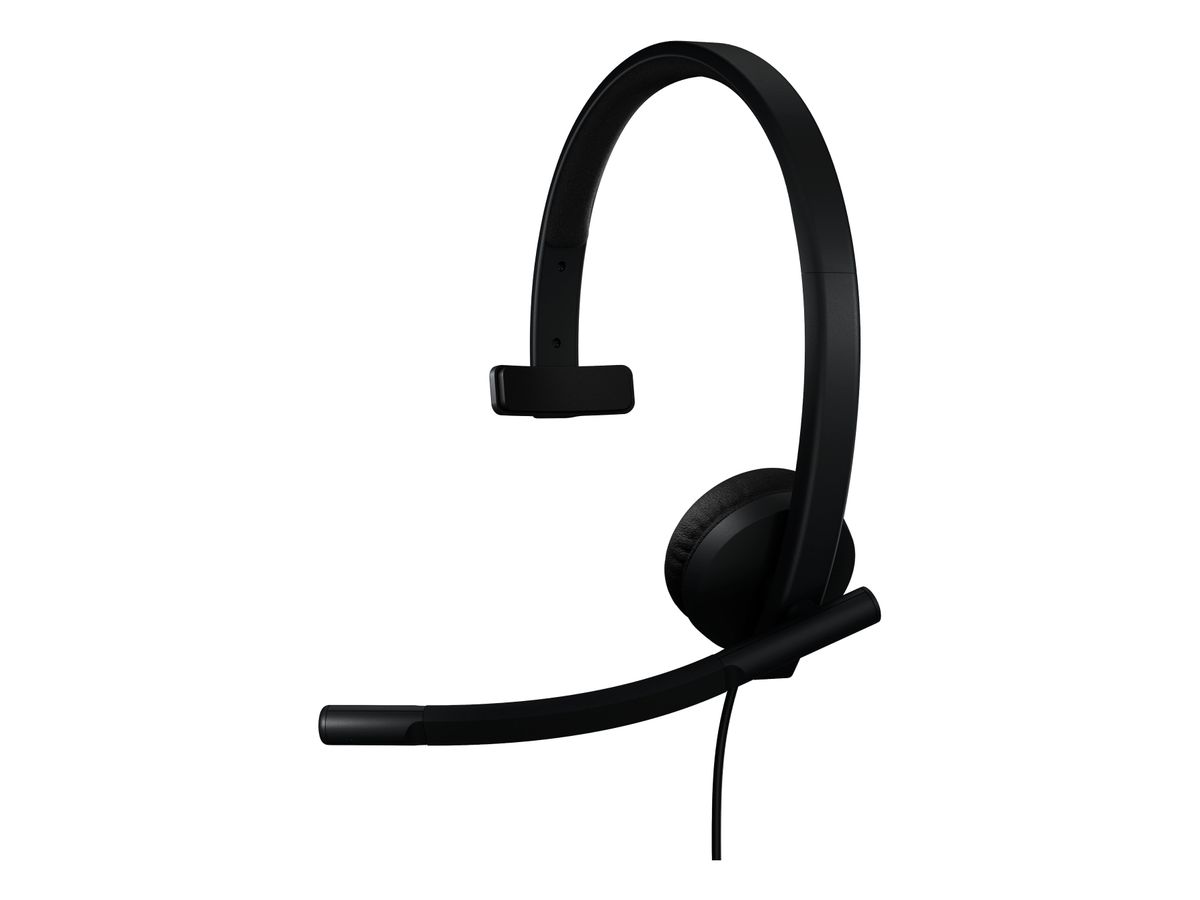 Logitech H570e Headset Wired Head-band Office/Call center USB Type-C Black