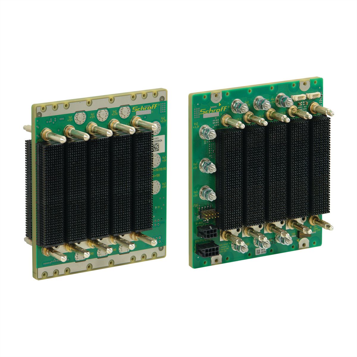 SCHROFF VPX Backplane, 3 U, 5 Slots, Full-Mesh, With RTM
