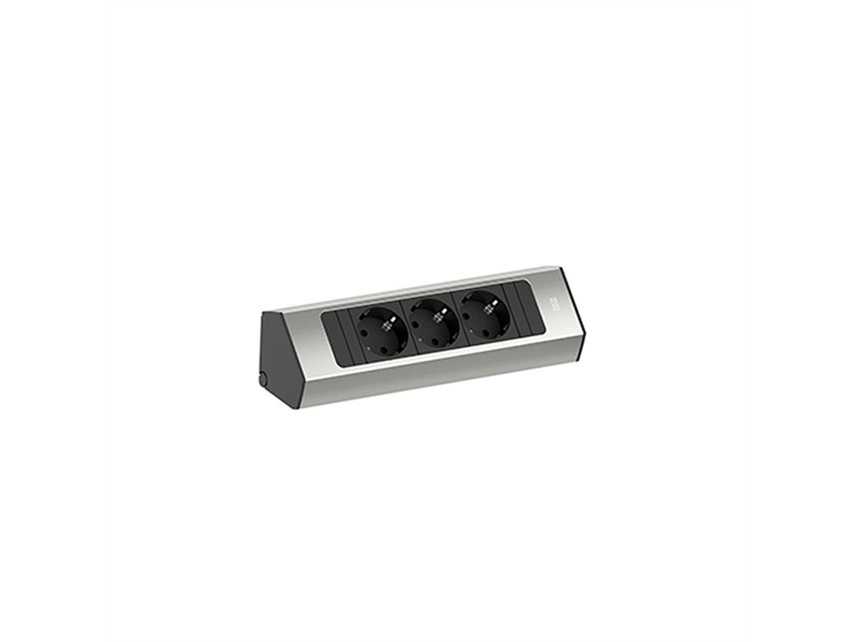 BACHMANN CASIA 2 3xCEE7/3 2.0m AEH stainless steel look