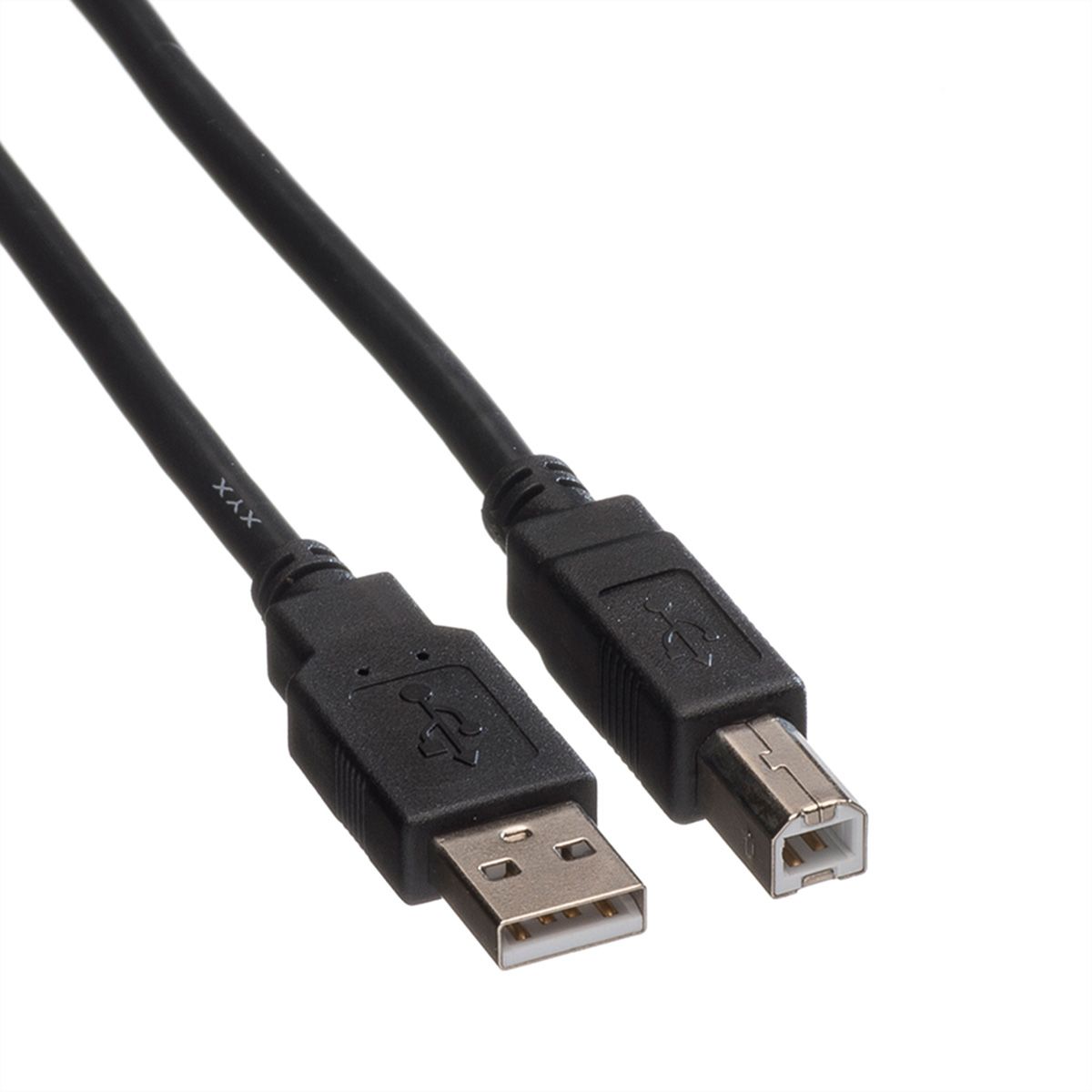 ROLINE GREEN USB 2.0 Cable, A - B, M/M, black, 1.8 m