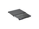 KEYBOARD DRAWER 1U UK RAL9005 EXT SLIDE
