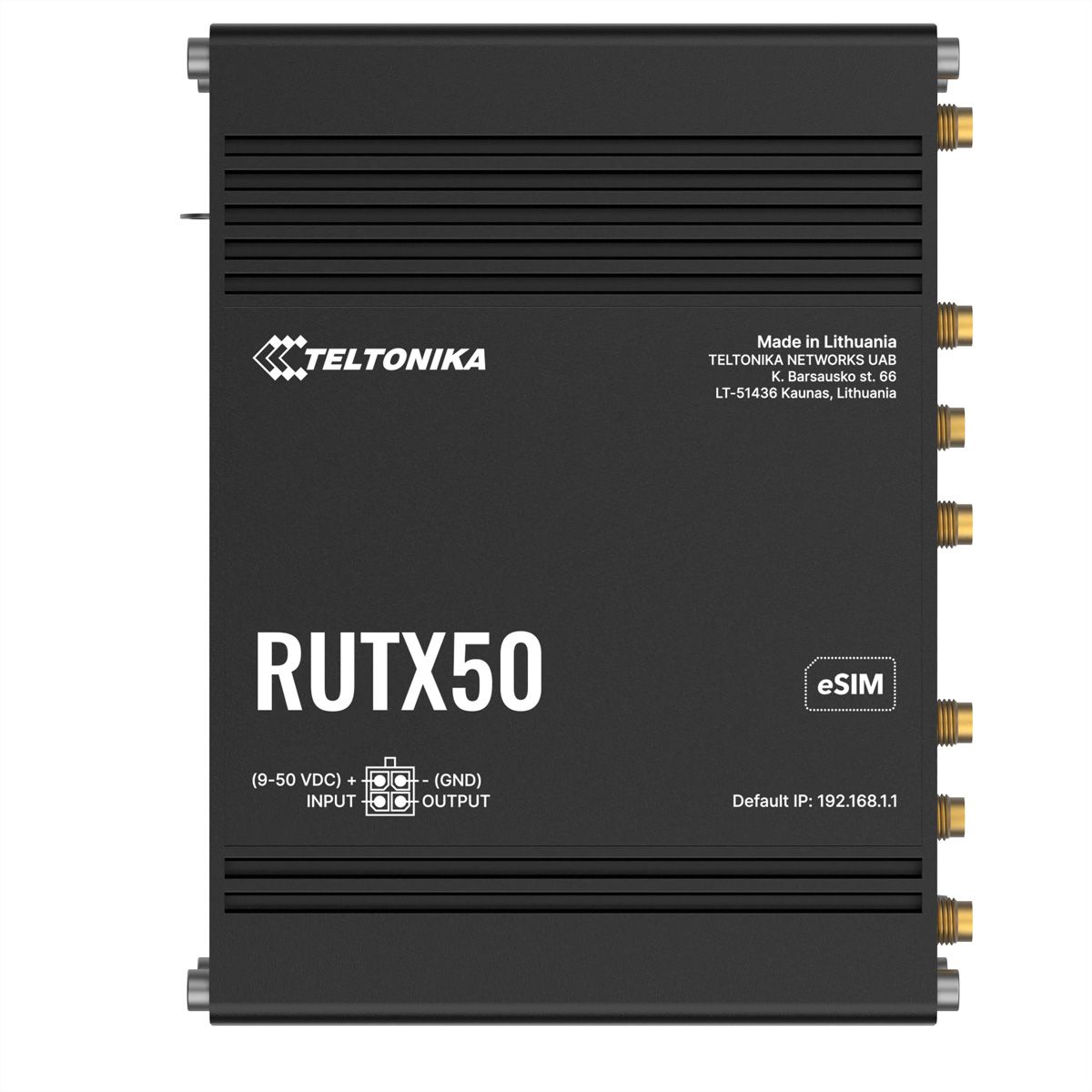 TELTONIKA RUTX50 5G/4G/LTE Industriële router eSIM Version