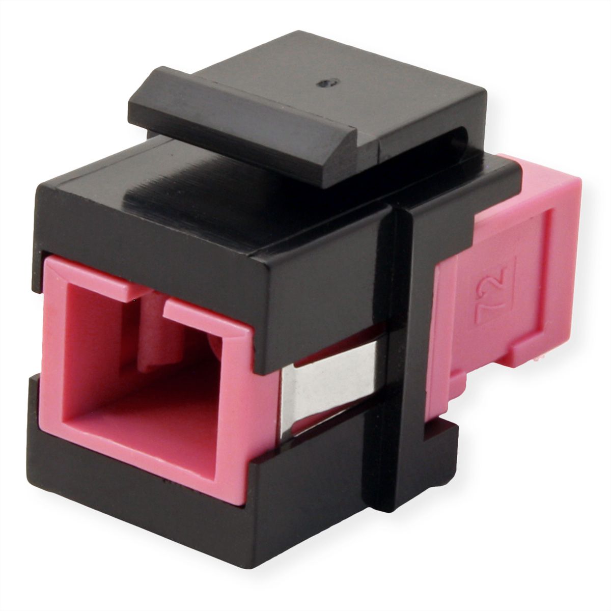ROLINE Keystone glasvezeladapter SC/SC Simplex, Multimode, OM4