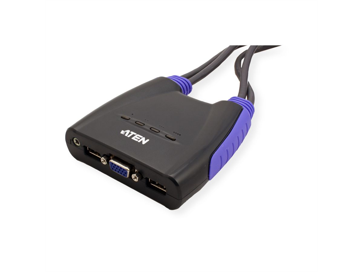 ATEN CS64US KVM switch VGA, USB, audio, 4 poorts