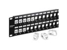 TRENDnet TC-KP48 Patch Panel, 48-Port Blank Keystone