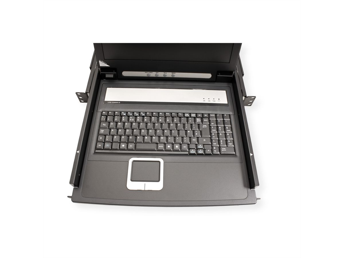 ATEN CL1000M KVM-Konsole, 43cm LCD, VGA, PS/2, UK-Layout