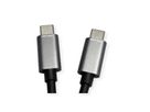 ROLINE USB type C split oplaadkabel, C - 2x C, M/M, max. 100W, zwart, 1,85 m