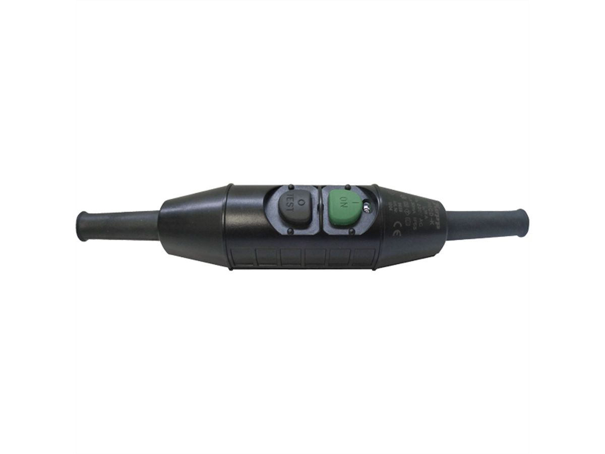 BACHMANN PRCD-K 230 V, 16 A, 30 mA, Intermediate cord device black, IP55