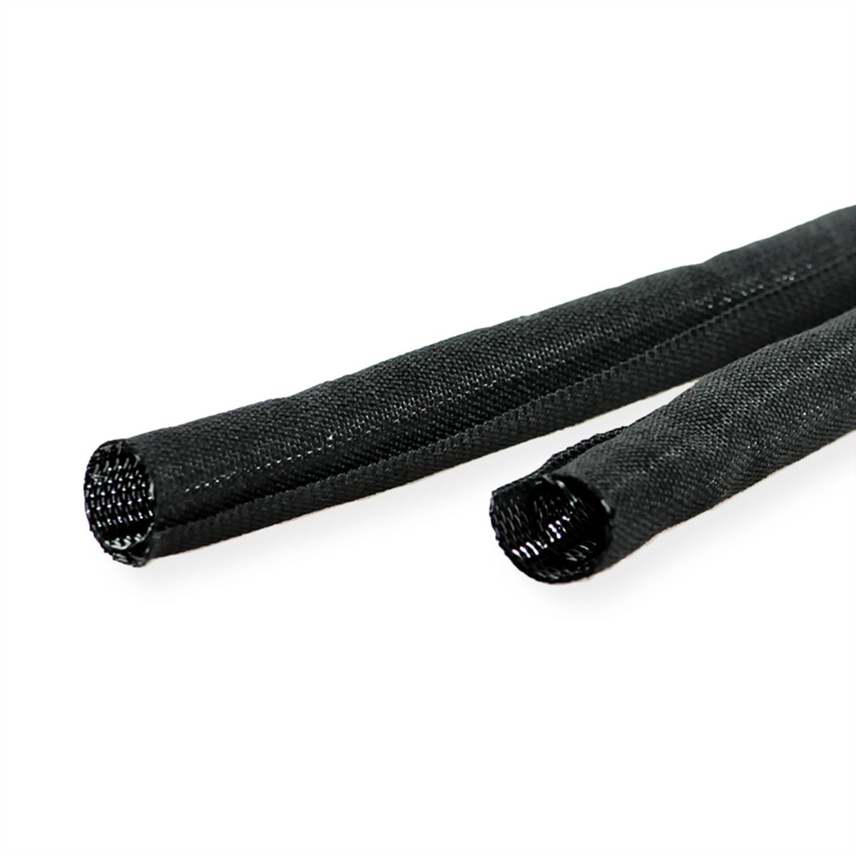 VALUE stoffen slang SNAP voor kabelbundeling, zwart, 2,5 m