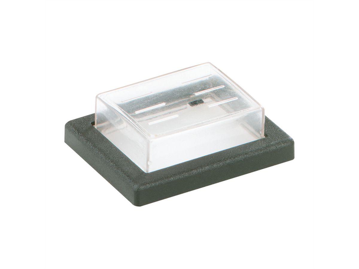 BACHMANN PVC-Kappen und Rahmen, Serie 2 2, für 2polig, klar/s