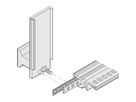 SCHROFF horizontale geperforeerde strips, 84 pk