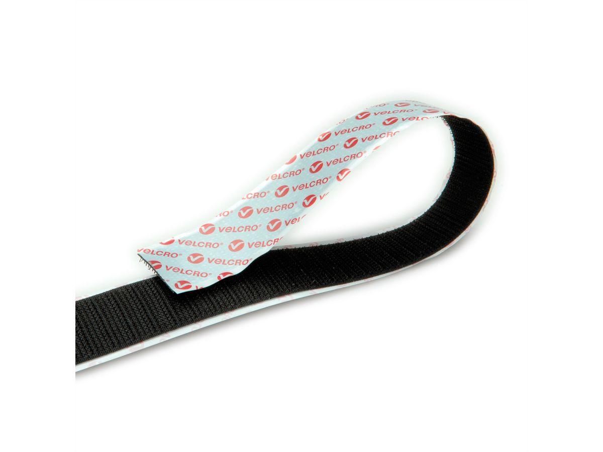 VELCRO® Hakenband L: 25m / B: 25mm, schwarz