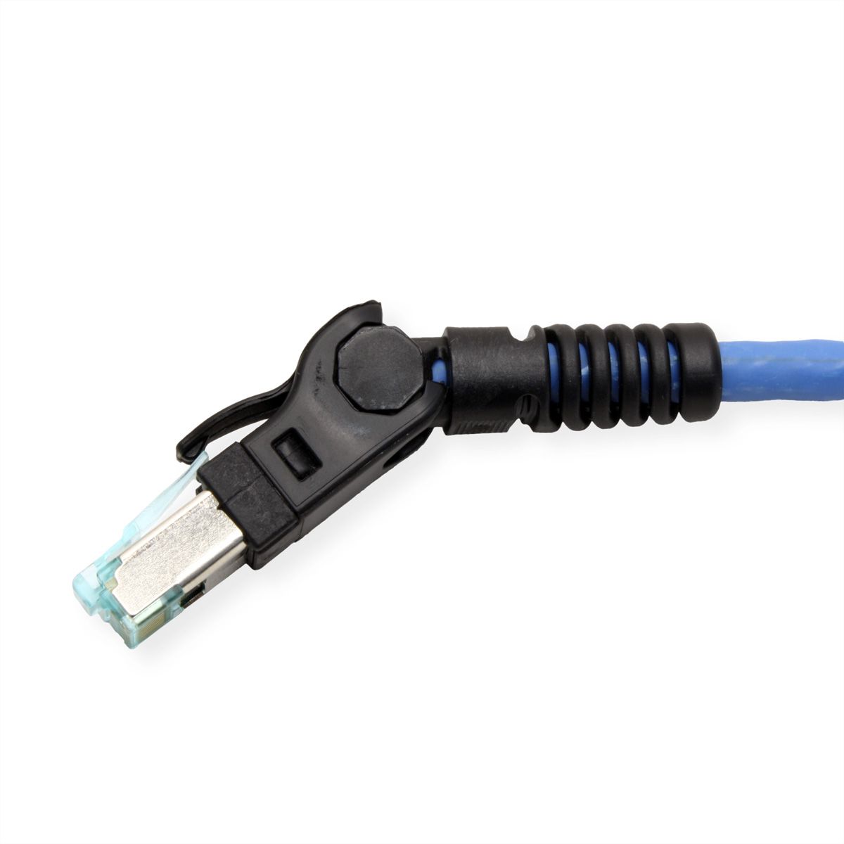 EasyLan VarioBoot Patch cable Cat.6A, S/FTP, blue, 2 m