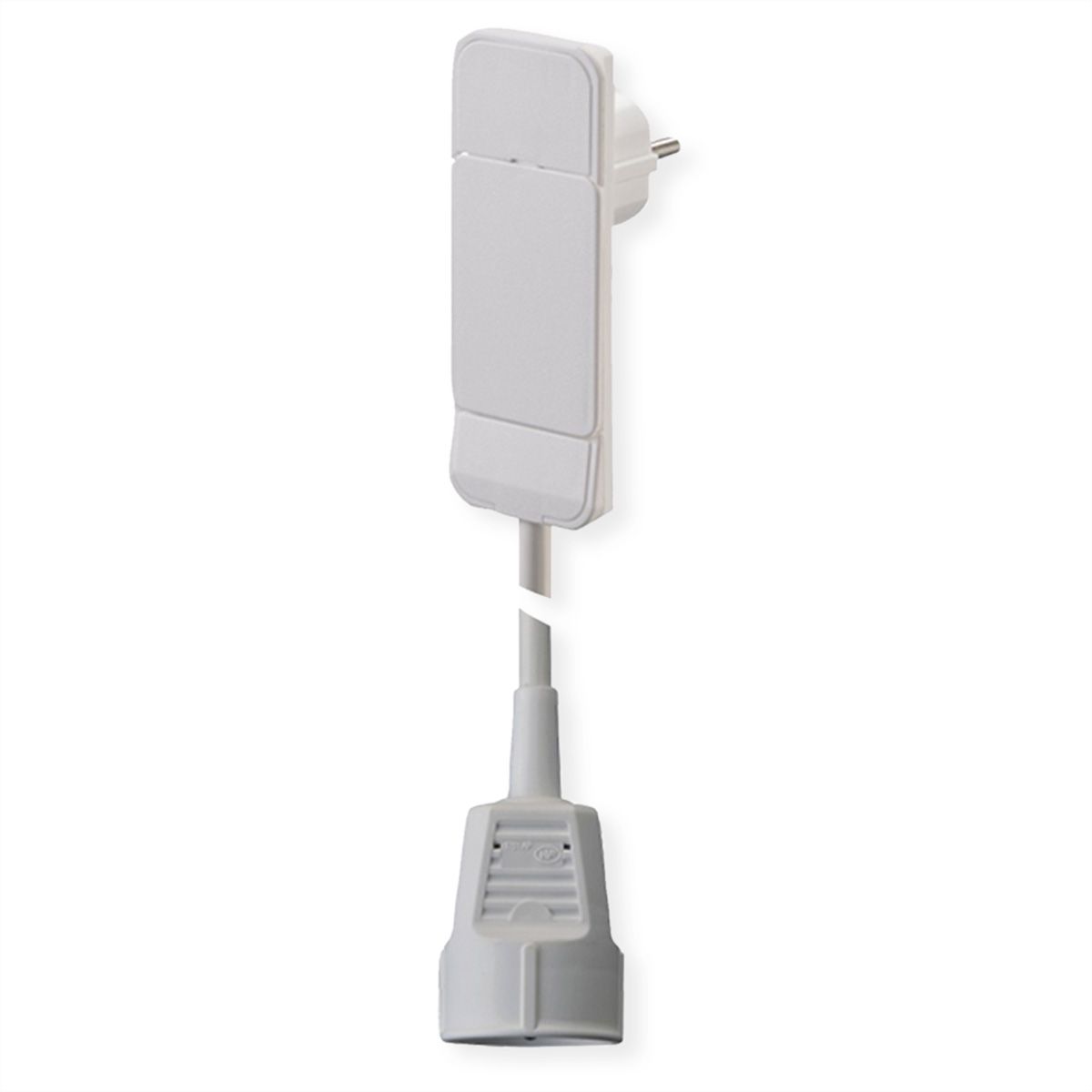 BACHMANN SmartPlug flat plug 1x earthing contact white, 3m