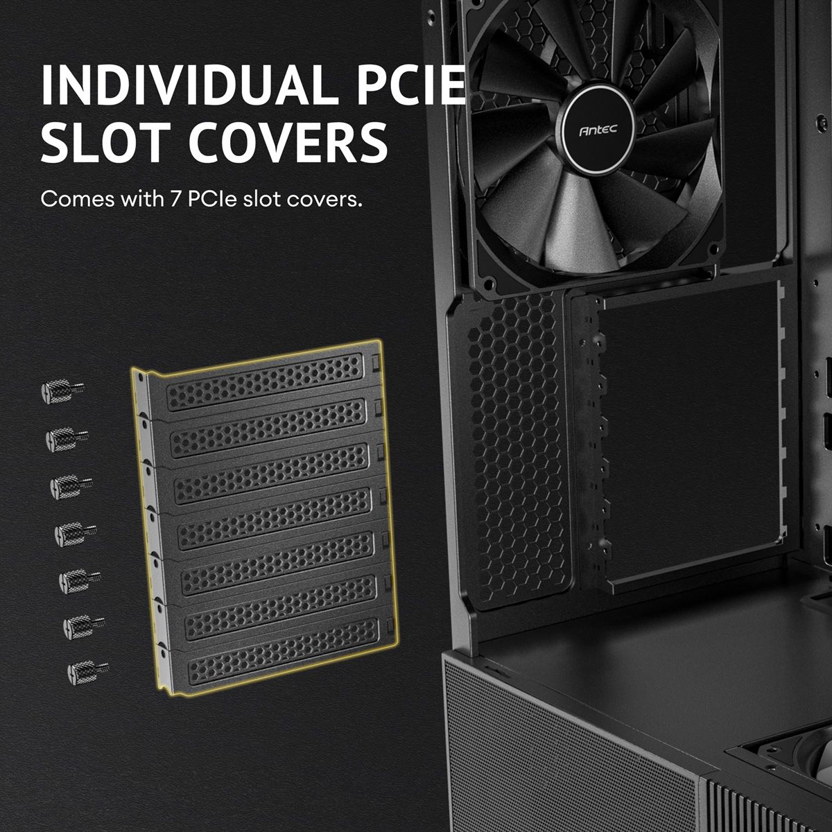 ANTEC Constellation C6 Curve Air PC Gehäuse ATX Midi Tower, schwarz