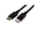 VALUE DisplayPort kabel, DP M/M, zwart, 7,5 m