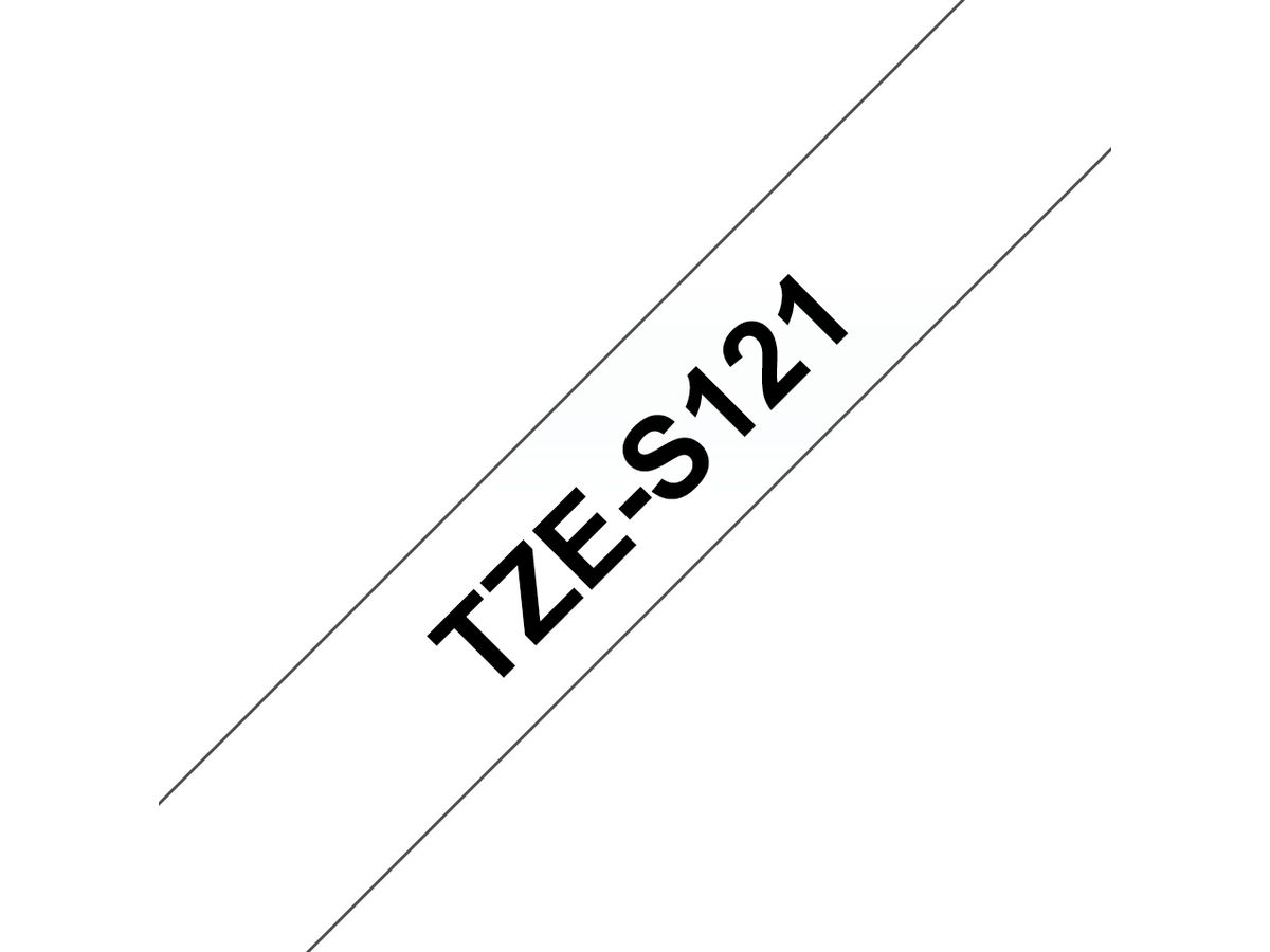 Brother TZe-S121 TZ label-making tape