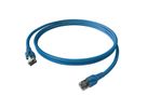EasyLan FlexBoot Patchkabel Kat.6A, S/FTP, blauw, 0,5 m