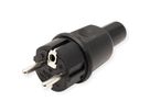 BACHMANN solid rubber plug, French system, IP44, black