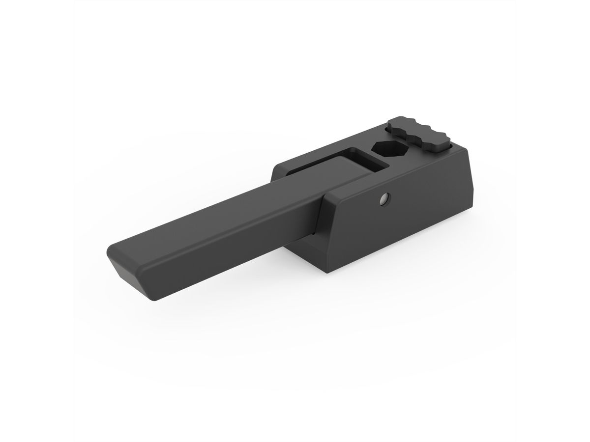 SCHROFF Die Cast Foot, Alu, With Tip-Up