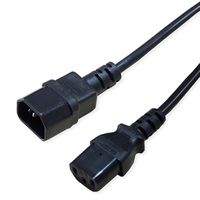 STANDARD Monitor Power Cable, IEC 320 C14 - C13, black, 1.8 m