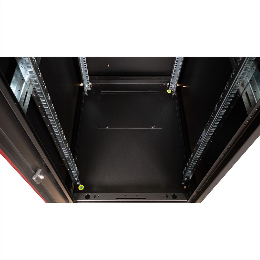 ROLINE 19-inch network cabinet Basic 32 U, 600x800 WxD glass door black