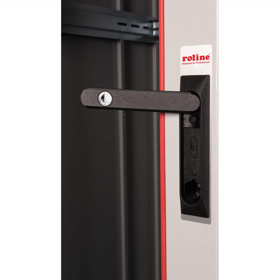 ROLINE 19-inch Network Cabinet Basic 42 U, 800x1000 WxD glass door grey
