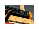 BACHMANN CONNECTUS 4xUTE, 1xSchalter 2,0m CEE7/7 Grau