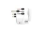 Skross PRO Light USB AC30PD World Travel Adapter, worldwide