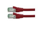 ROLINE RM Patchkabel Cat.6A S/FTP (PiMF), rood, 0,5 m