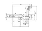 SCHROFF Horizontal Rail, Rear, Type L-MZ, Light, With Z-Rail, 63 HP