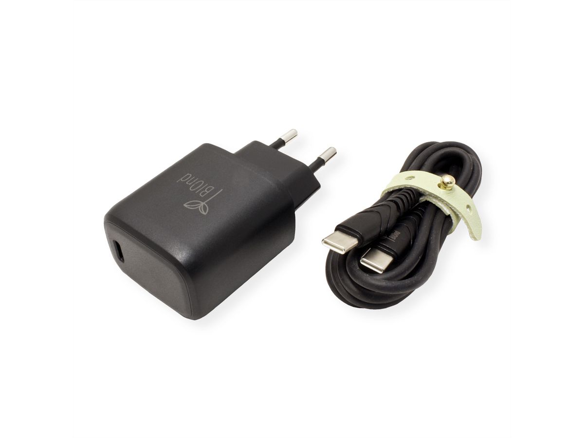 BIOnd BIO-CTC-25W PD-Reiseladegerät + USB-C KABEL