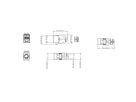ROLINE Cat. 8.1 (Class I) Keystone, RJ-45, shielded, slim, tool-free, silver