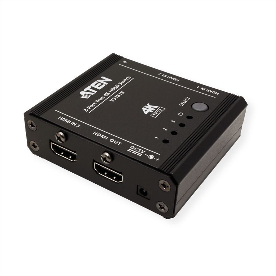 ATEN VS381B HDMI-switch met 3 poorten True 4K