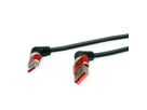 ROLINE 360° Rotation USB 2.0 Cable, C - A, M/M, 60W, Red Black, 1 m