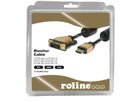 ROLINE GOLD Monitorkabel DVI - HDMI, M-M, (24+1) dual link, Retail Blister, 3 m