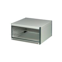 SCHROFF RatiopacPRO AIR Desktop Case, Retrofittable Shielding, Front Trim, 6/7 U, 42 HP, 255 mm