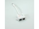 VALUE T-Adapter Cat.5e (Class D), UTP, white