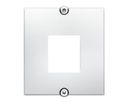 BACHMANN Custom Module Frame 1x Keystone, white