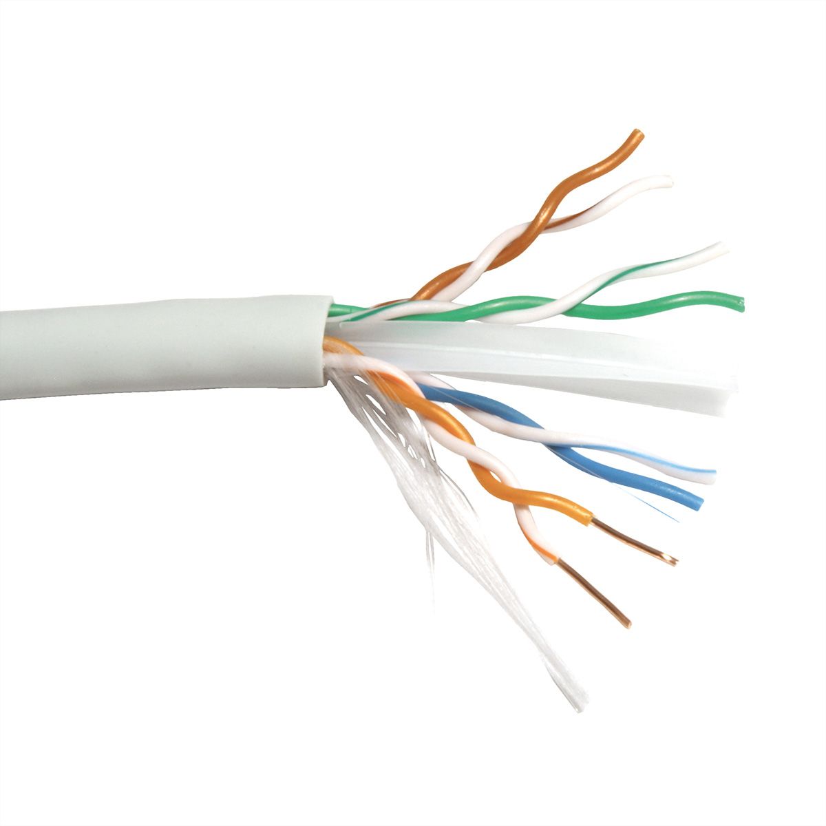 ROLINE UTP Kabel Cat.6A (Class EA), massief, 100 m